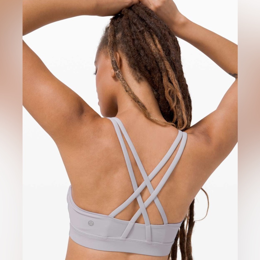 lululemon Energy sports bra white size 6